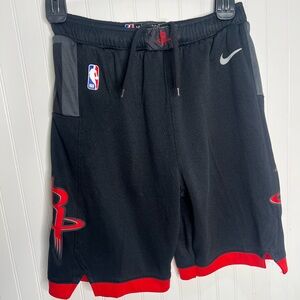 NBA youth short Houston rockets black size medium